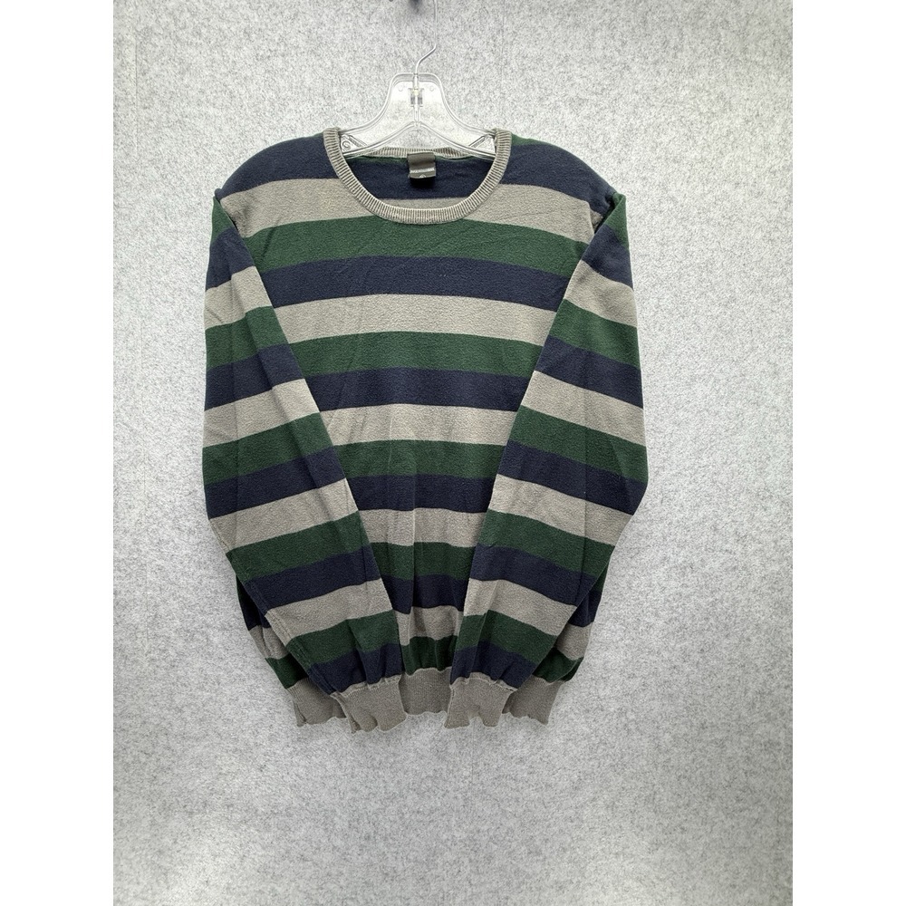 Vintage Piazza  Italian Man Striped Sweater Size XL